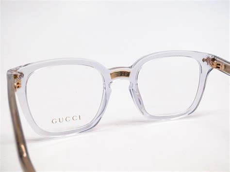 transparent gucci glasses.